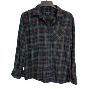 Rudolph Sportswear Men's Vintage Plaid Flannel Cotton Blend Size Large
